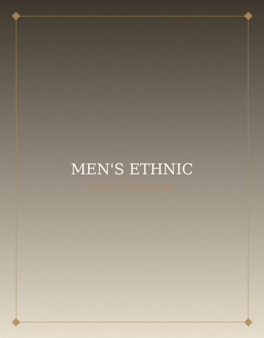 Men's Ethnic collection — kurtas and occasion styles